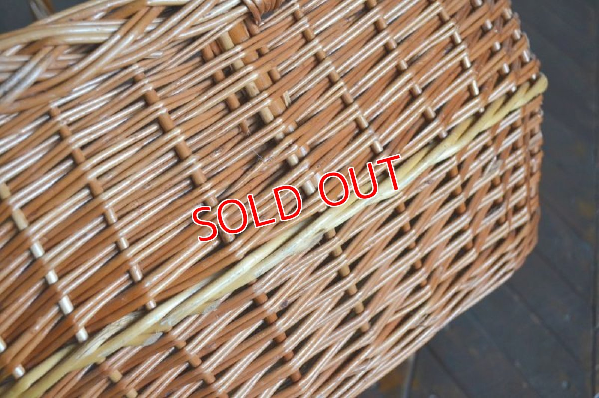 画像5: イギリス・ヴィンテージ ショッピングバスケットＤ (5)