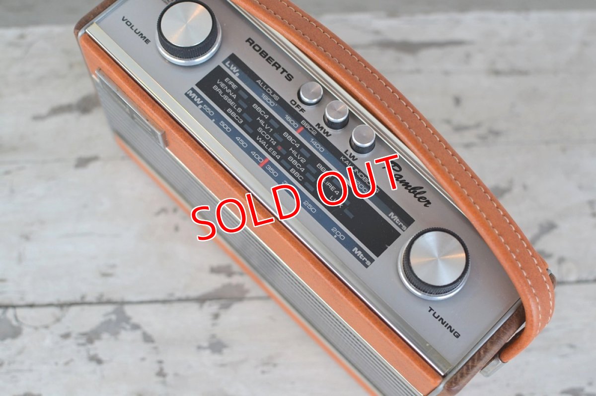 画像4: RobertsロバーツRamblerトランジスターラジオ/オリジナル・ブラウン (4)