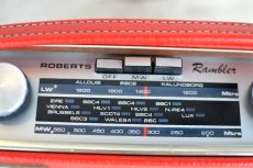 画像7: RobertsロバーツRamblerトランジスターラジオ/オリジナル・レッド (7)