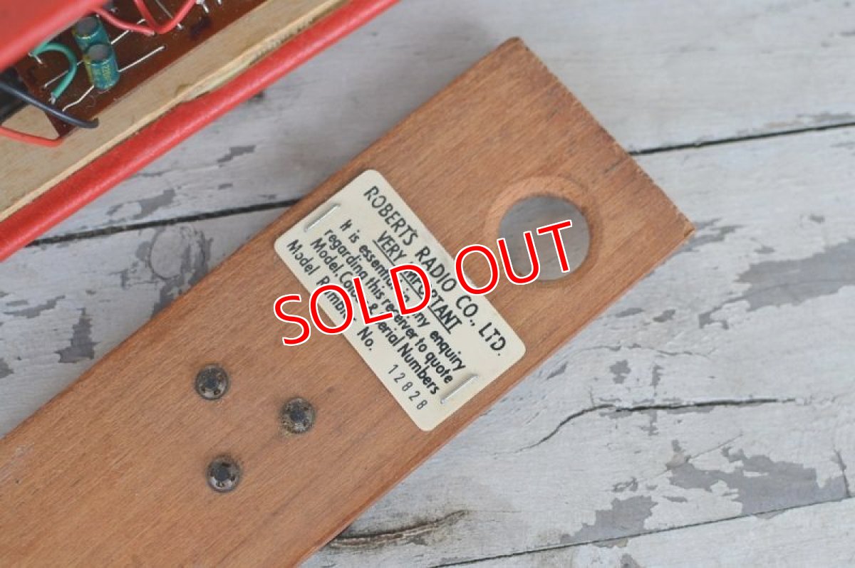 画像9: RobertsロバーツRamblerトランジスターラジオ/オリジナル・レッド (9)