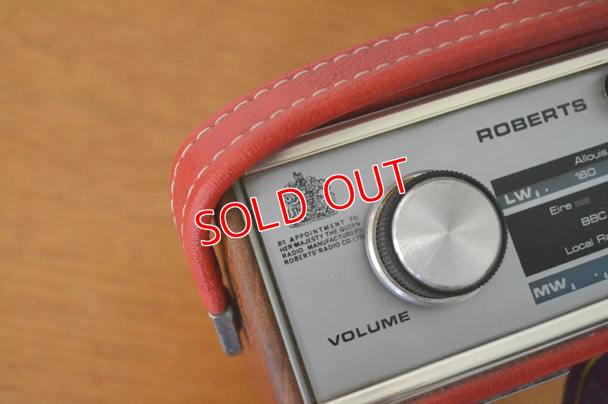 画像11: RobertsロバーツRamblerトランジスターラジオ/オリジナル・レッド (11)