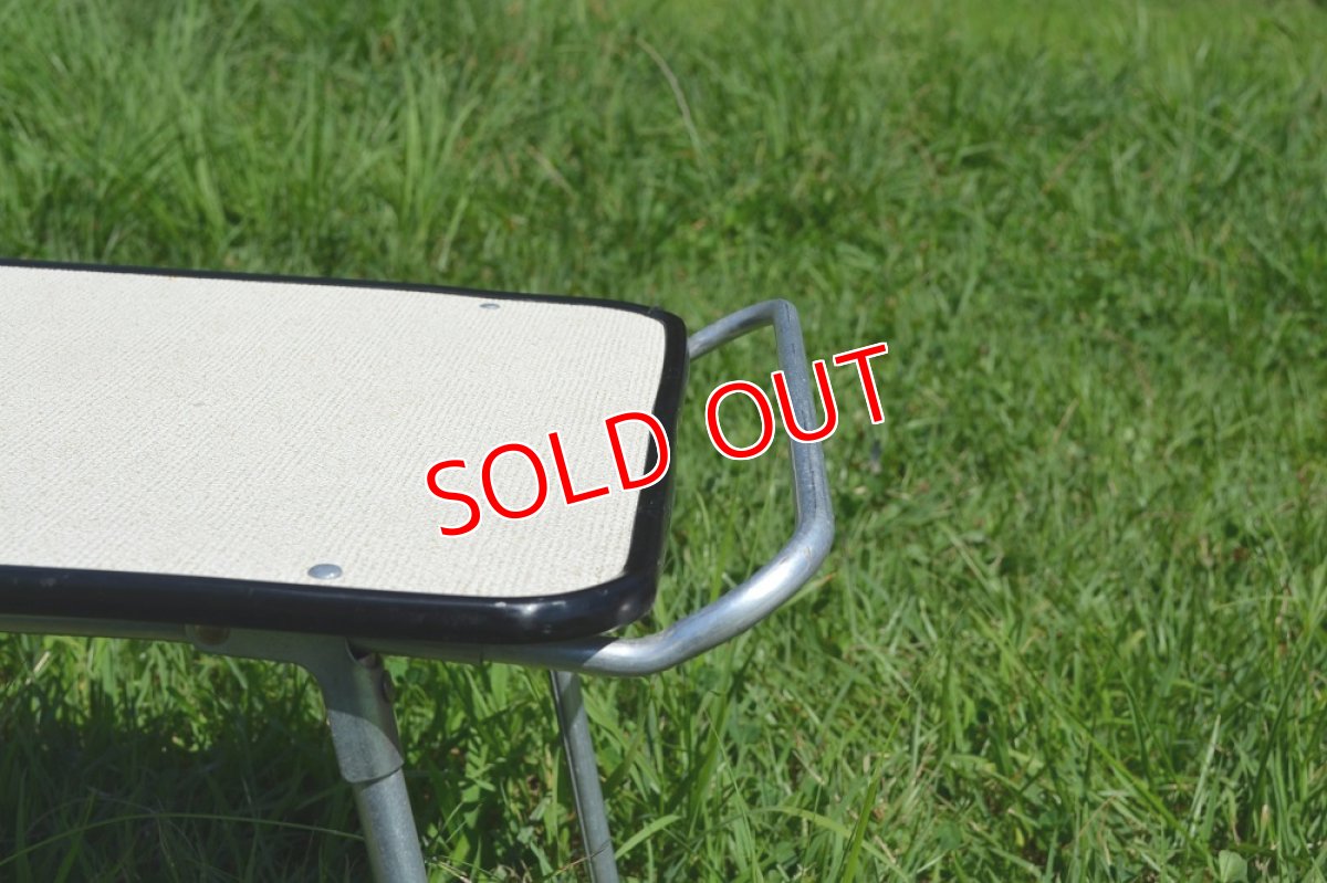 画像7: 70s フォールディング ピクニックテーブル/アルミ脚 (7)