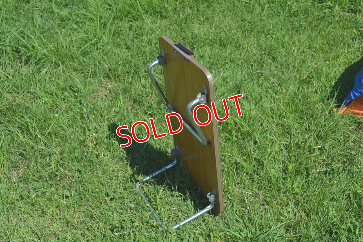 画像6: 70s チーク調フォールディング トレイテーブル (6)