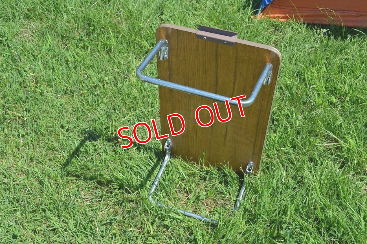 画像7: 70s チーク調フォールディング トレイテーブル (7)