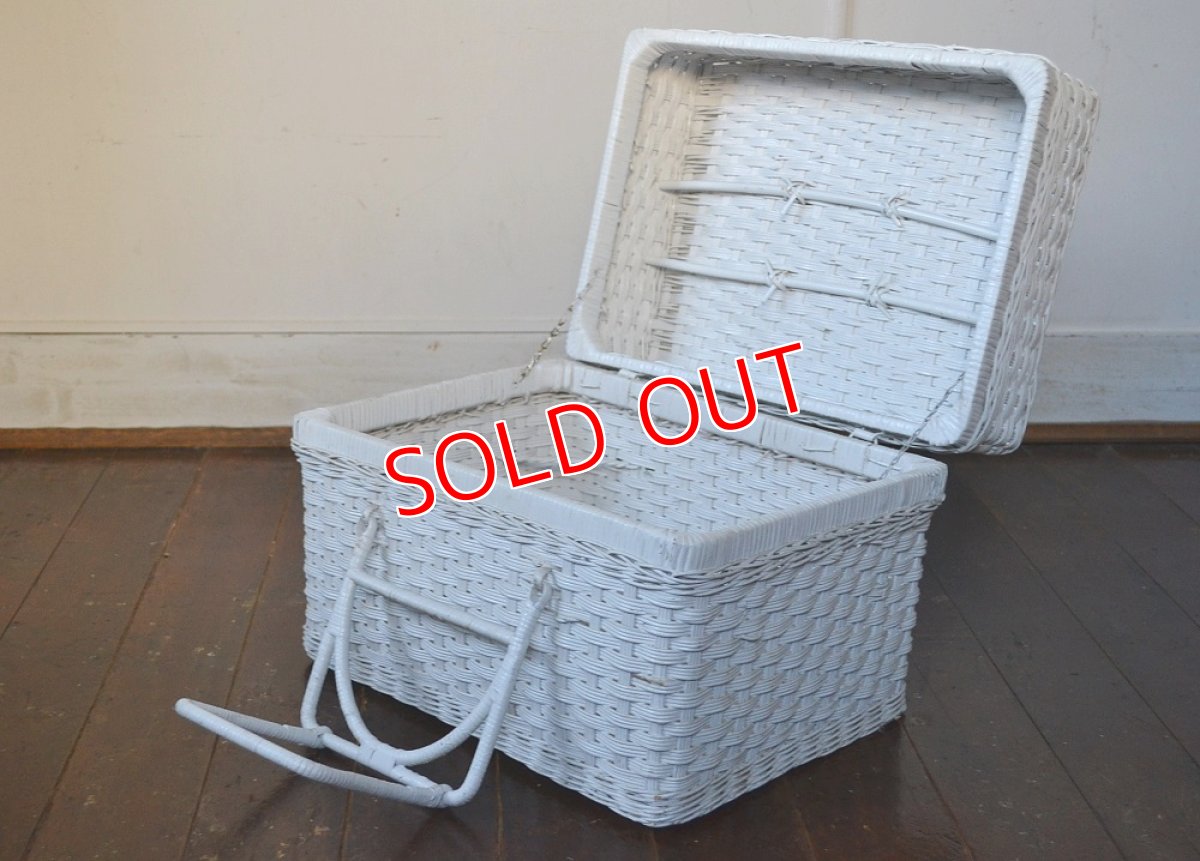 画像7: UKヴィンテージ/ピクニックバスケット (7)