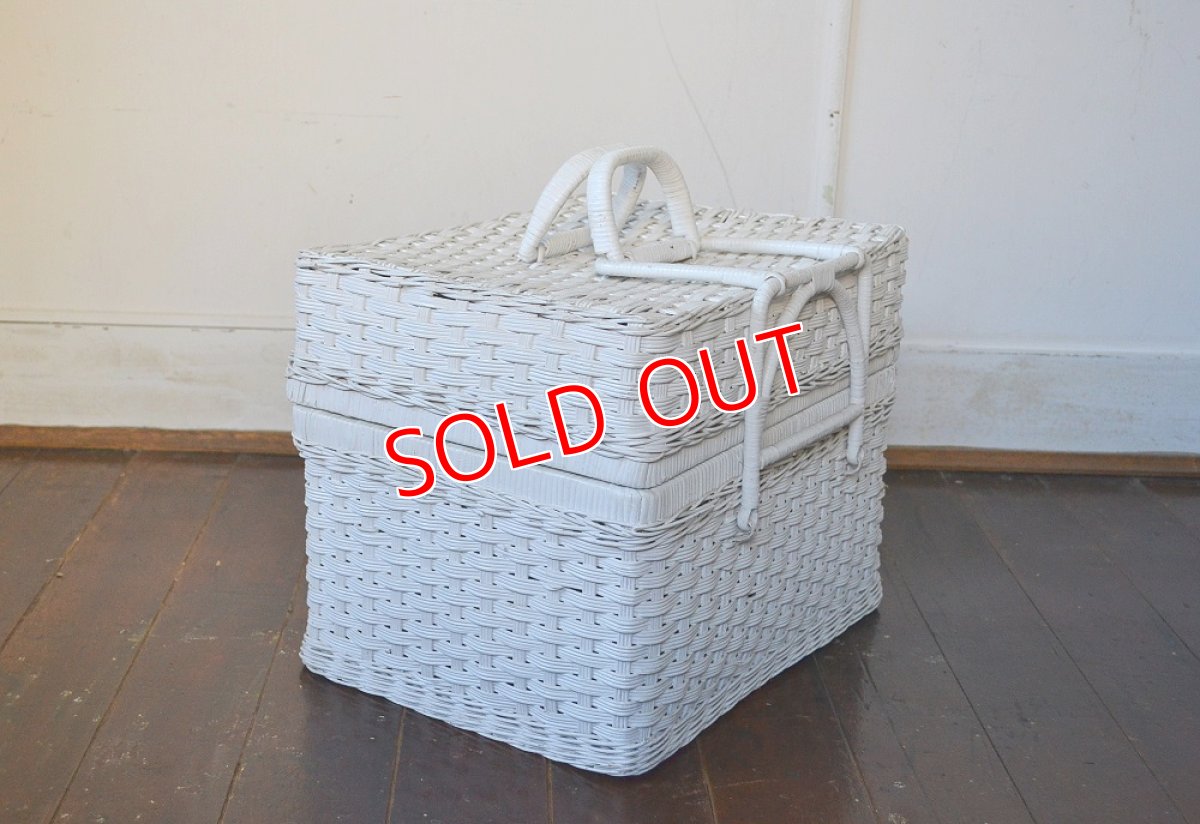 画像2: UKヴィンテージ/ピクニックバスケット (2)