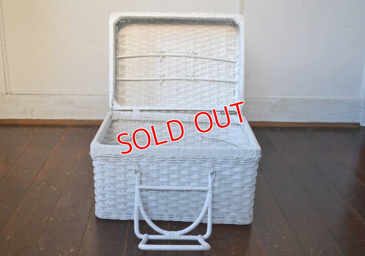 画像8: UKヴィンテージ/ピクニックバスケット (8)