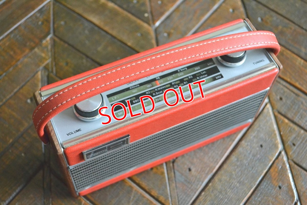 画像10: RobertsロバーツRamblerトランジスターラジオ/オリジナル・レッド (10)