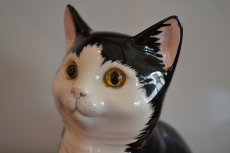 画像6: UKヴィンテージ　Cats&Co. ブラックキャット オーナメント 陶器製 (6)