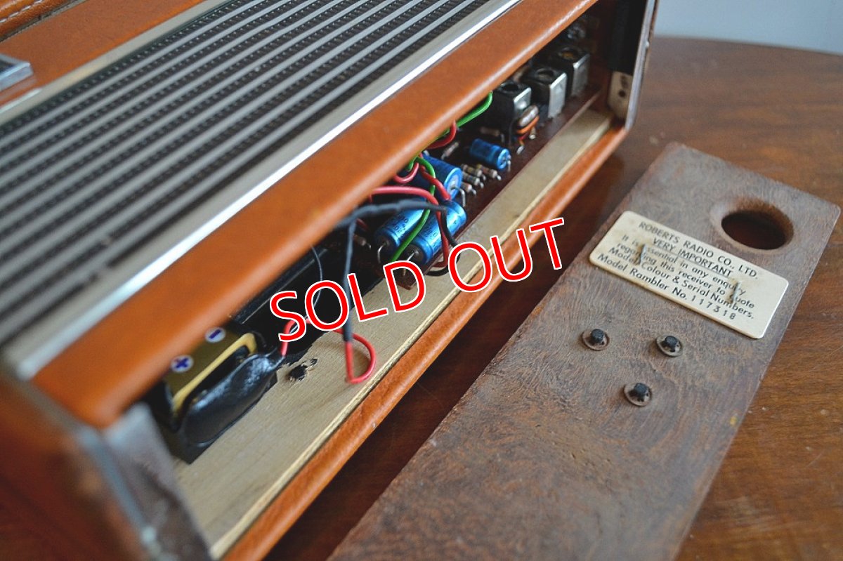 画像10: Robertsロバーツ　Ramblerトランジスターラジオ/オリジナル・ブラウン (10)