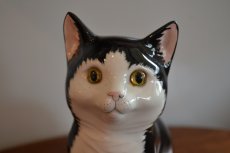画像4: UKヴィンテージ　Cats&Co. ブラックキャット オーナメント 陶器製 (4)