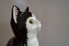 画像5: UKヴィンテージ　Cats&Co. ブラックキャット オーナメント 陶器製 (5)