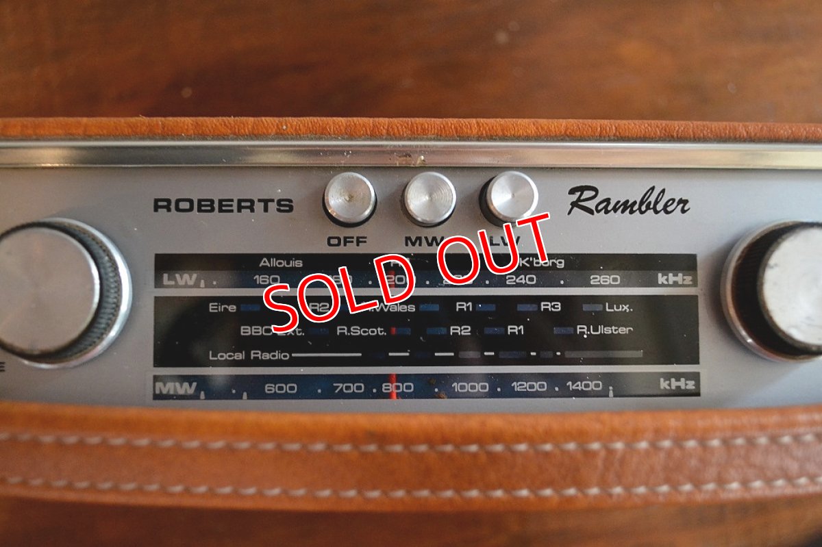 画像8: Robertsロバーツ　Ramblerトランジスターラジオ/オリジナル・ブラウン (8)