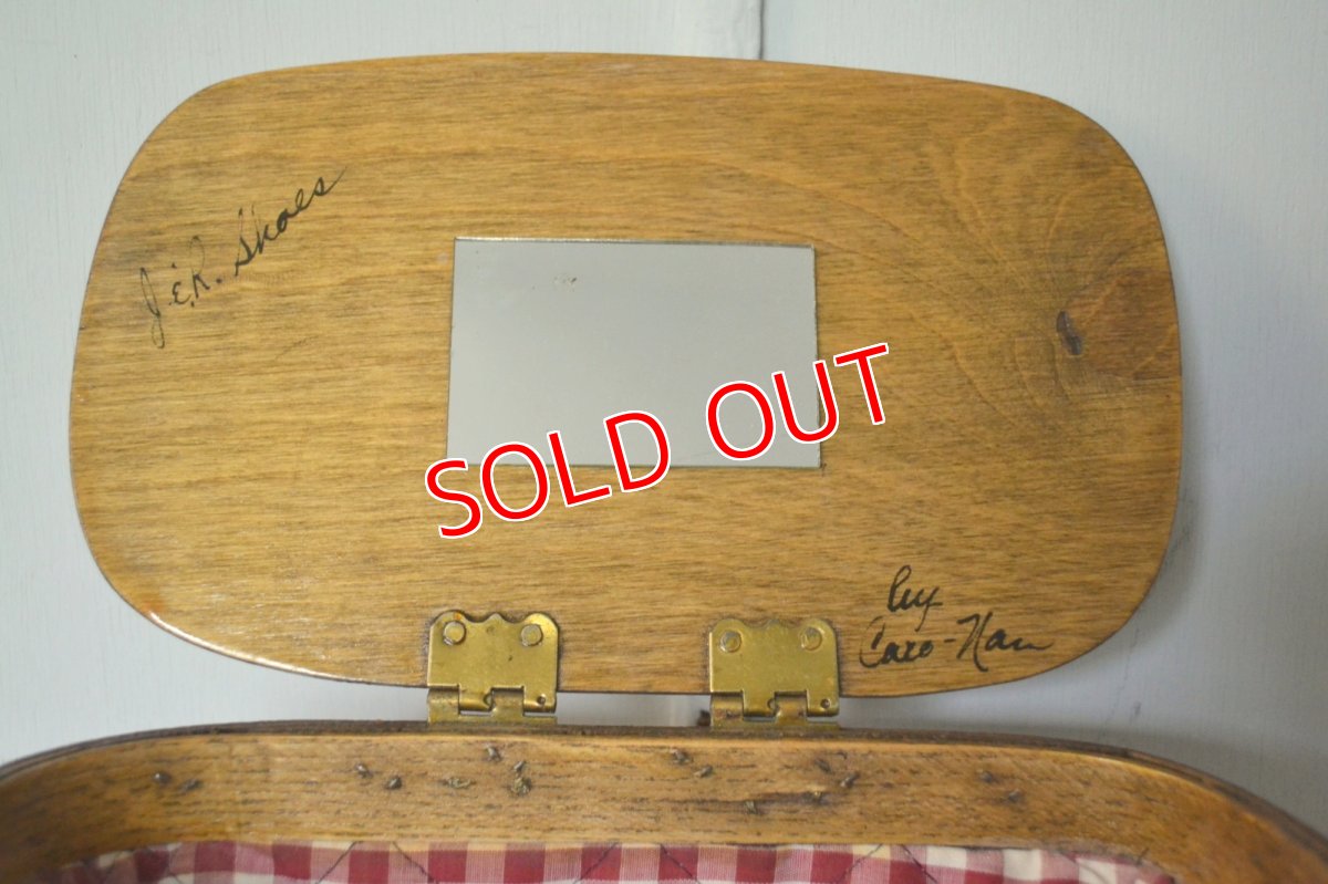 画像7: US70sカロナンバスケット レトロフラワー (7)