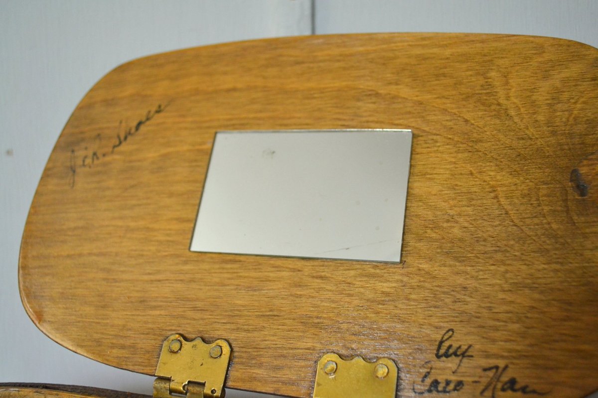 画像8: US70sカロナンバスケット レトロフラワー (8)