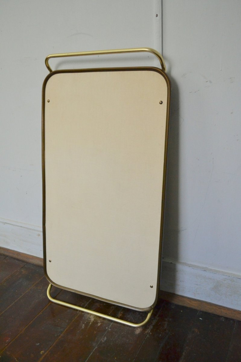 画像11: 70s フォールディング ピクニックテーブル/ゴールドアルミフレーム (11)