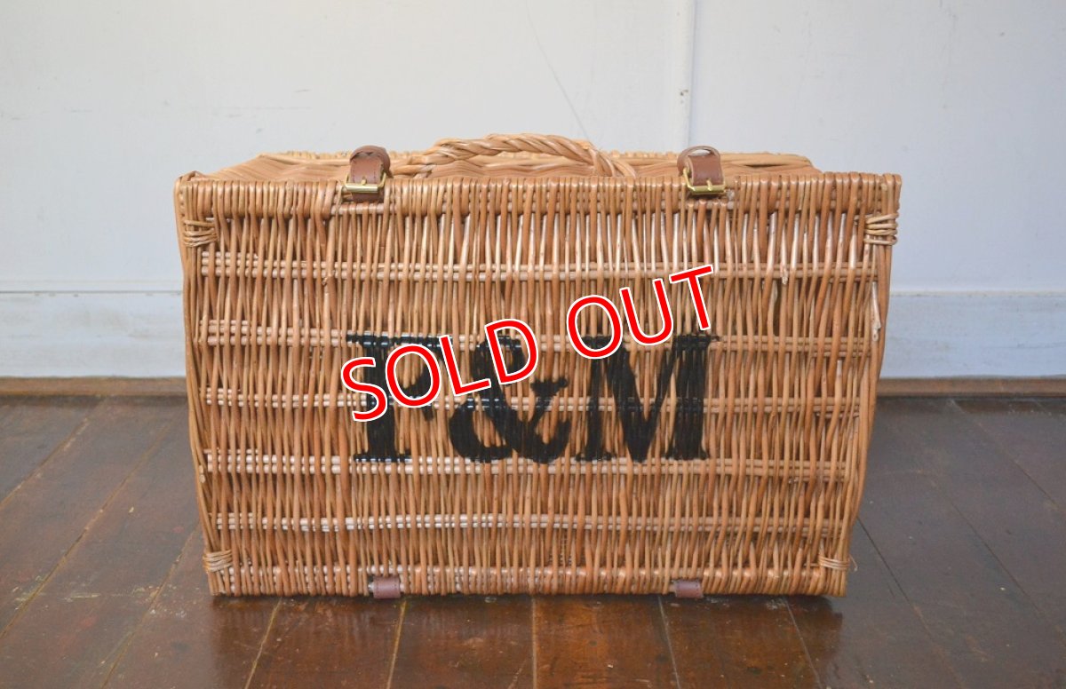 画像1: Ｆ＆Ｍ フォートナム＆メイソン ハンパーバスケットＬ (1)