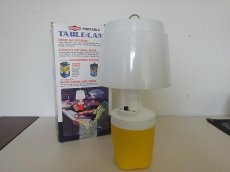画像3: 70s RAY-O-BACポータブルテーブルランプ/イエロー (3)