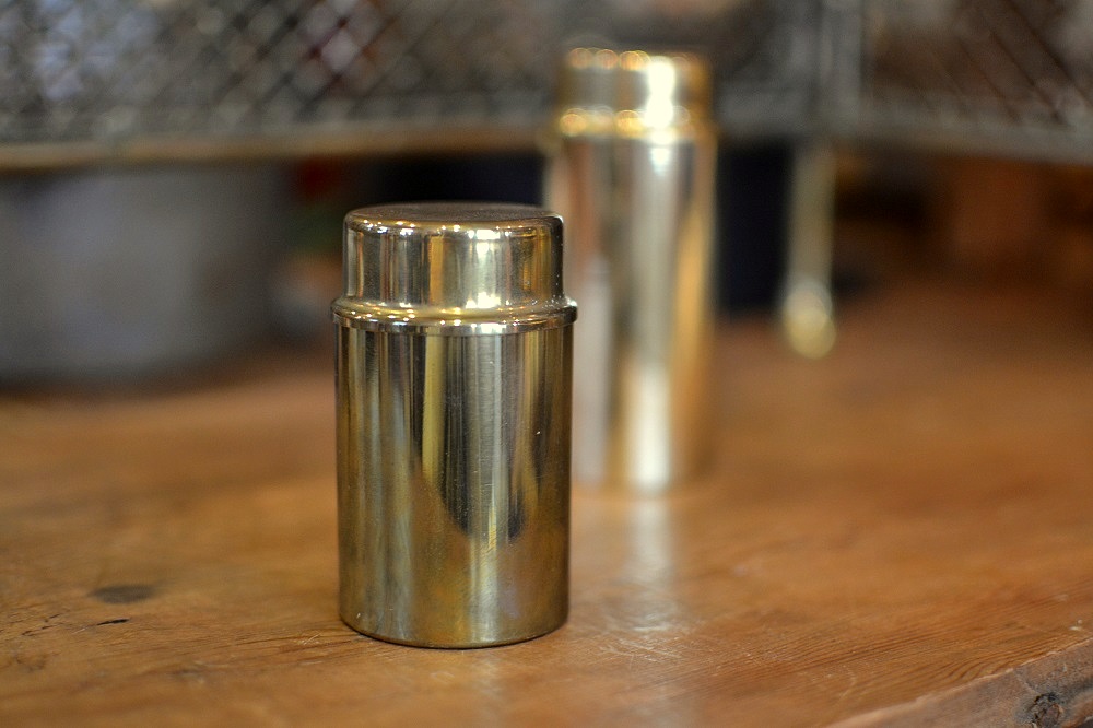画像1: デンマーク製真鍮オイルランプM (1)